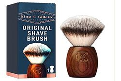 King C. Gillette 8001090878632 Pędzel do Golenia, Brązowy, 11.5 cm