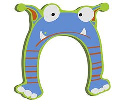 Small Foot ABC Letras Monster Marilyn de Madera, Ideal como Adorno de Letras de Madera, como decoración o Placa para Puerta