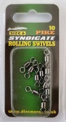 Snoek Rolling Swivel - Maat 6 (10st Per Blister)
