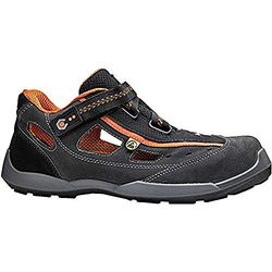 BASE Protection Aerobic S1P ESD SRC Sapato de segurança, tamanho: 44, cor: Cinzento/laranja, B0617GOR44