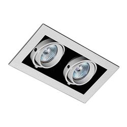 Faro Barcelona Falcon 03020503 Inbouwlamp, 50 W, stalen behuizing, grijs