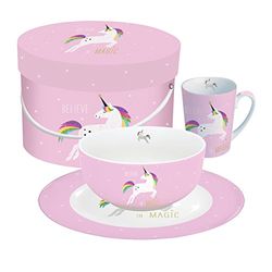 Set petit-déjeuner 'Pink Unicorn'