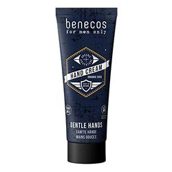 benecos Crema per le mani per cosmetici naturali per uomo, vegana, dermatologicamente testata