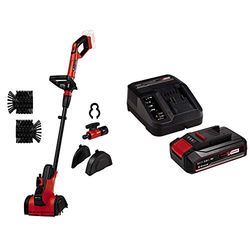 Einhell Nettoyeur Multi-Surface sans Fil PICOBELLA Power X-Change (Li-ION, 18 V, avec Une Brosse Medium adaptée au Nettoyage des Surfaces en Pierre) Version KIT Livre avec Batterie ET Chargeur