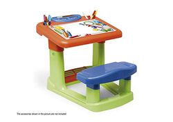 Chicos - Mon Pupitre Extensible | Bureau Enfant Fille avec Tiroir de Rangement | +24 Mois (51002)