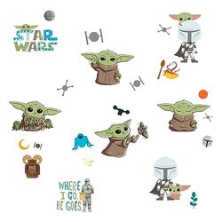 RoomMates RMK4805SCS Baby Yoda Grogu - Adhesivos de pared con ilustración