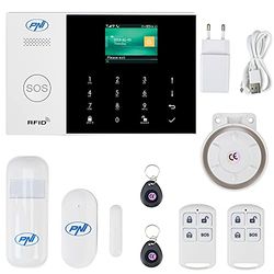 Sistema de Alarma inalámbrico PNI SafeHouse HS600 WiFi gsm 4G, admite 90 Zonas inalámbricas y 3 Zonas Cableadas