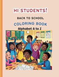 Back to school coloring book Alphabet A to Z Coloring Worksheet Set