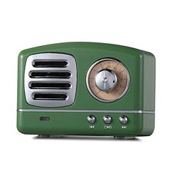 Local Makes A Comeback Bluetooth-luidspreker, retro, intelligente radio, bas, audiokaart, mini-geschenk, groen