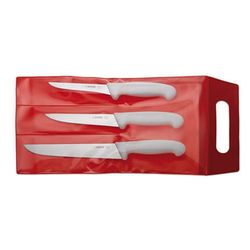 Johannes Giesser – Cuchillo fábrica Uni (3 Piezas, Cuchillo, Gris, M