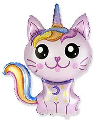 Caticorn Unicorno Gatto Rosa circa 70 cm Palloncini Palloncini Foil Palloncino Decorazione Compleanno