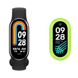 XIAOMI MI Smart Band 8 zwart, smartwatch, 16 dagen batterijduur, volledig opladen in 1 uur, continue gezondheidsbewaking, professionele trainingsanalyse, MI BAND8 Running Clip aangeboden, Eén maat
