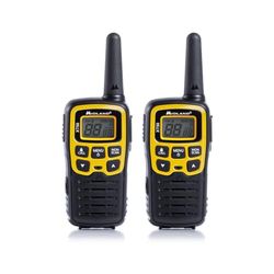 MIDLAND XT50 24channels 446,00625-446,0935 MHz preto, amarelo Two-Way raios - Walkie-Talkie (AAA, alcalino, 54 x 33 x 103 mm, 93 g)