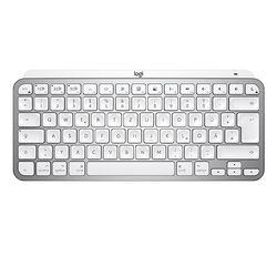 Logitech MX Keys Mini For Mac Minimalist Wireless Illuminated keyboard Bluetooth QWERTY English Grey