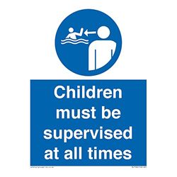 Children must be supervised at all times