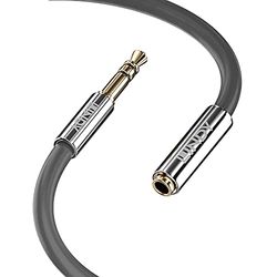 LINDY 35328 3,5 mm verlengkabel, Cromo Line Grijs, 2 m