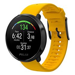 Polar Mixte Montre multisport, Bluetooth, Silicone, Noir-Jaune, M/L