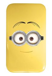 GRU: Mi Villano Favorito- Minions Cargador de batería portátil con ventosas (4.000 mAh, 5V/1A, indicador LED, Micro USB), Color Amarillo (Lexibook PB2600DES)