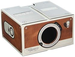 Luckies of London Smartphone Projector Draagbare Projector Voor Home Cinema Mobiele Telefoon Accessoires Mini Projector & Pocket Projector Home Gadgets Voor Mannen Telefoon Projector Bruin