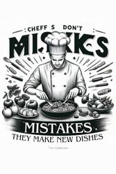 Chefs dont make mistakes: My Own Recipe Book, A Beutiful Journal