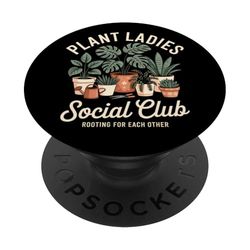 Giardinaggio del club sociale delle donne delle piante PopSockets PopGrip Adesivo