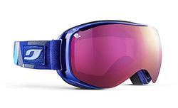 Julbo Ventilate Masque de Ski Femme, Bleu Kaleido, Taille L