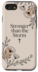 Coque de Téléphone Plus Forte que la Tempête Coque pour iPhone SE (2020) / 7 / 8