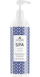 Kallos Spa Bain de douche hydratant et bain moussant avec extraits d'algues 1000 ml