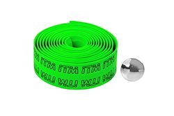 ITM Ruban DE Guidon EVA Vert avec Logo en Relief P Unisex-Adult, Argent, Taille Standard
