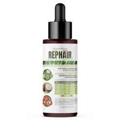 Olio Capelli Rephair 100 ml – Con Olio di Rosmarino, Batana, Soia e Lavanda – Stimola Crescita e Idratazione Profonda, Contrasta la Caduta, Nutre e Rinforza 100% Made in Italy