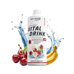 Best Body Nutrition Low Carb Vital Drink Cherry-Banana - 1000 ml