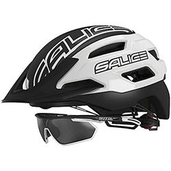 SALICE Helm Bike XS TG. 51-56 unisex volwassenen wit-zwart