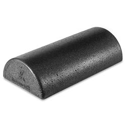 ProsourceFit High Density Foam Rollers 12 - Inches Long. Firm Full Body Athletic Massager for Back Stretching, Yoga, Pilates, Post Workout Trigger Point Release, Black