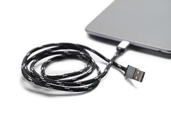 Boompods RCMBLK Micro-USB/USB-kabel, afgeschermd, 1m, zwart