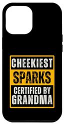 Carcasa para iPhone 15 Pro Max Cheekiest Sparks Certified by Grandma Family Funny