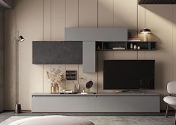 Lc Spa Kleine verticale hangkast H.69 cm Infinity 2.0, leisteen, Small