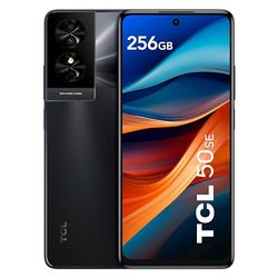 TCL 50 SE 256GB - Smartphone de 6.78" (Pantalla 90Hz, 12GB (6+6) - 256GB, Ampliable MicroSD, Dual SIM, Doble Altavoz, Cámara 50MP, Batería 5010mAh, Android 14.) Space Gray