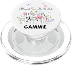 Regalo floral Blessed To Be Called Gammie para abuela y mamá PopSockets PopGrip para MagSafe