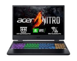 Acer Nitro 5 AN515-58-74PM Gaming 15.6" Full HD IPS 144Hz (Intel Core i7-12650H, 16 GB RAM, 512 GB SSD, NVIDIA GeForce RTX 4060, zonder besturingssysteem) Zwart - QWERTY toetsenbord