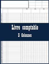 Livre comptable 3 Colonnes: Registre 3 Colonnes, Grand livre de comptes pour les comptes de revenus et de suivi des comptes de dépenses des ... et de vos dépenses, Format 8.5x11 Pouce.