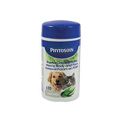 Phytosoin 095017 - Salviette igieniche per Cani e Gatti, 70 Pezzi