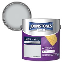 Johnstone's 389555 - Lavable, color plateado mate, 2,5 litros