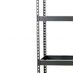 SimonRack Estantería Metálica, 2000x1800x750 mm, 600 kg de Punto Flexión, 5 Alturas, Sin Bandejas, Estantería Almacenaje, Estantería Industrial, Gris - SimonTaller