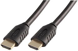 Pro Signal PSG03830 High Speed 4K UHD HDMI Lead with Ethernet, Gold Plated Contacts, 2m, Black