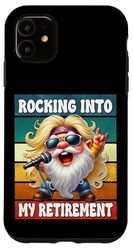 Hardrock Gnome Grandpa For Dad Rocking Into My Retirement Custodia per iPhone 11