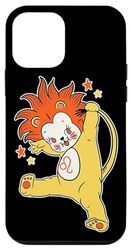 Carcasa para iPhone 12 mini Kewpie Baby Leo Zodiac Lion - Flash de tatuaje tradicional