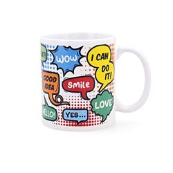 Quid Comic Mug Cerámico 33cl Multicolor