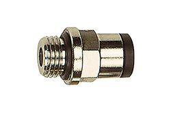 Riegler 108549 Click-clock M5 O. Tuerca de enchufe recta con diámetro exterior de 4 mm
