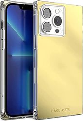 CASE-MATE BLOX iPhone 14 Pro Max Hoesje - Verguld Age Gold [10FT valbescherming] [Compatibel met MagSafe] Magnetische hoes met vierkante randen voor iPhone 14 Pro Max 6,7 inch, krasbestendig,