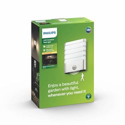 Philips myGarden Raccoon, iluminação exterior com sensor de movimento, LED, luz branca quente, IP44, cinzento